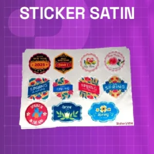 Sticker Satin