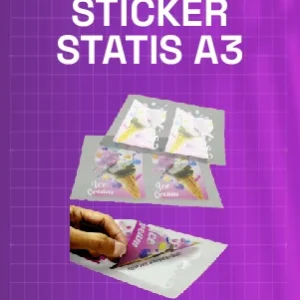 Sticker Statis A3