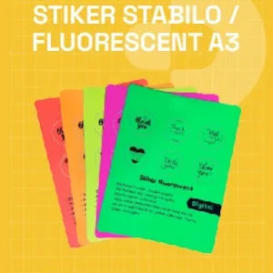 Stiker Stabilo / Fluorescent A3