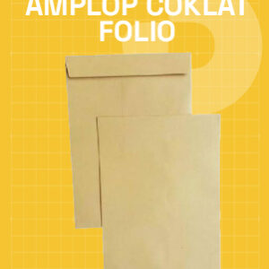 Amplop Coklat Folio (Per 100 Pcs)