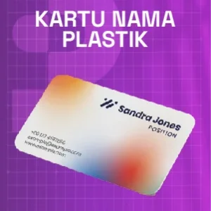 Kartu Nama Plastik