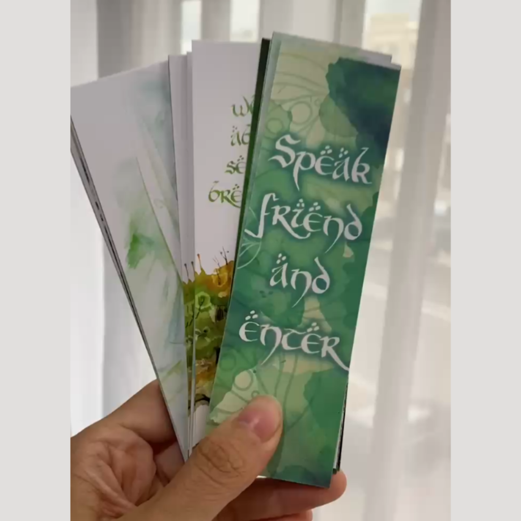 Cetak Pembatas Buku Print Bookmark Custom