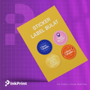 Sticker Label Bulat