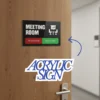 Acrylic Sign Meeting Room