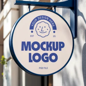 Cetak Sticker Signage Bulat / Neon Box Lingkaran